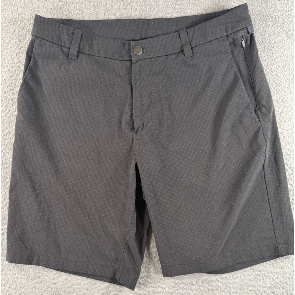 Lululemon ABC Classic Fit Short 9" WovenAir Mens 32 Gray Golf Performance